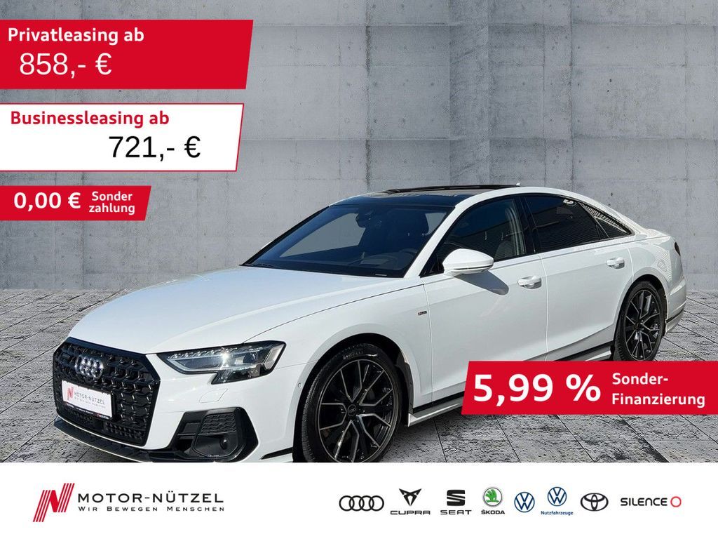 Audi A8 55 TFSI QU S-LINE 5JG+MATRIX+NAV+AIR+PANO+B&O Leasing