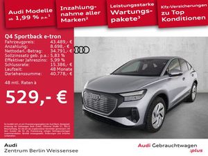 Audi Q4 Sportback 45 e-tron*LED*AHK*RFK*NAVI*ASSIST** Leasing