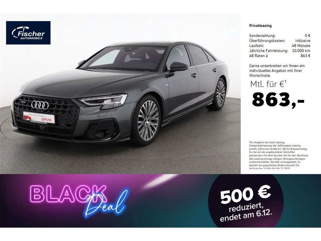 Audi A8 50 TDI quattro S line Tip. 20''/P-Dach/B&O/HU Leasing