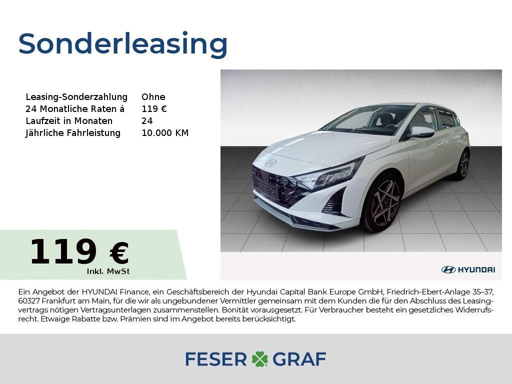 Hyundai i20 PRIME NAVI LED SHZ LHZ CARPLAY KAMERA Leasing