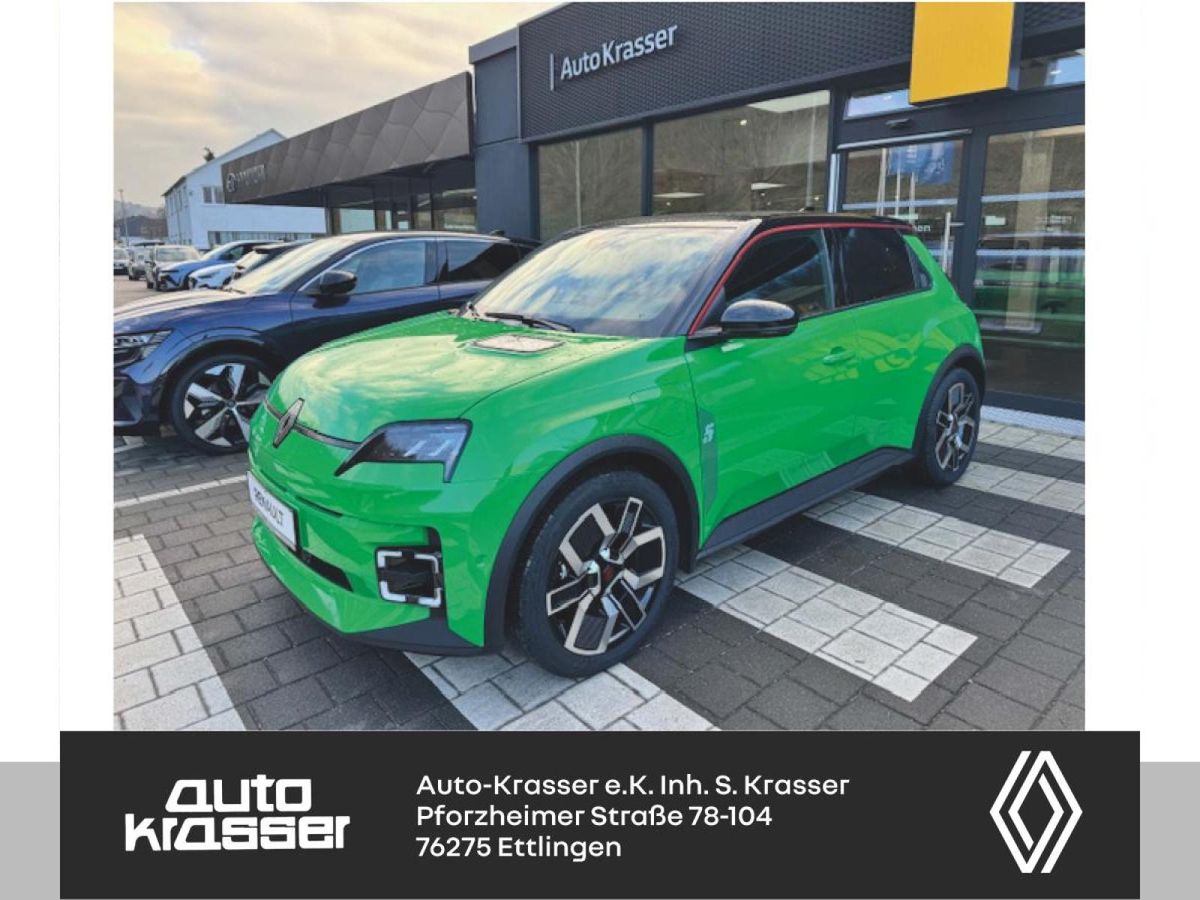 Renault R5 TECHNO 120 PS Batterie  40 KW in POP GREEN oder andere Farben mit Aufpreis Leasing