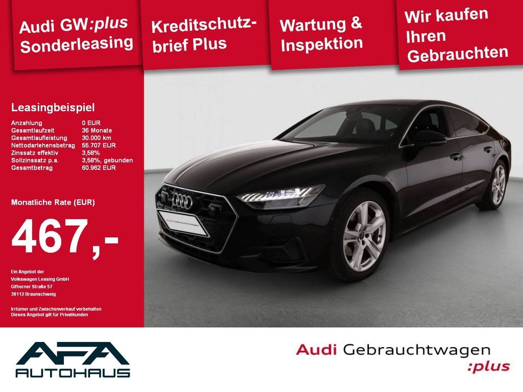 Audi A7 Sportback 45 TDI qu. S tr. Pano*HD.Matrix*AHK Leasing