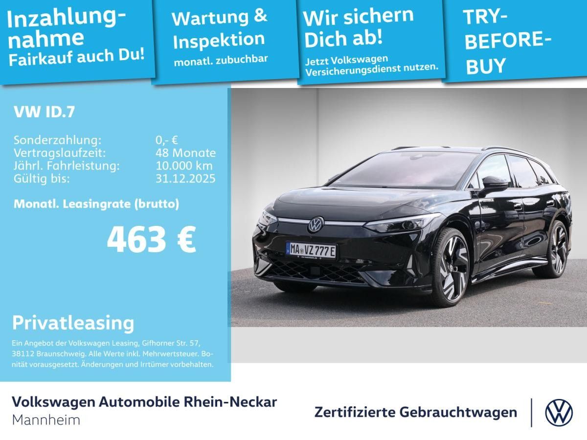 Volkswagen ID.7 Tourer GTX Navi AHK Kamera uvm Leasing