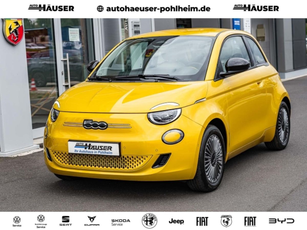 Fiat 500e ICON 42 kWh SOFORT KOMFORT SITZHZG. KAMERA PDC APPLE ANDROID Leasing