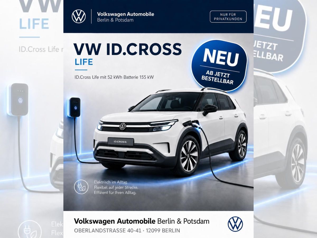 Volkswagen ID.Cross Life 155kW (211PS) 52 kWh 1-Gang-Automatik Leasing
