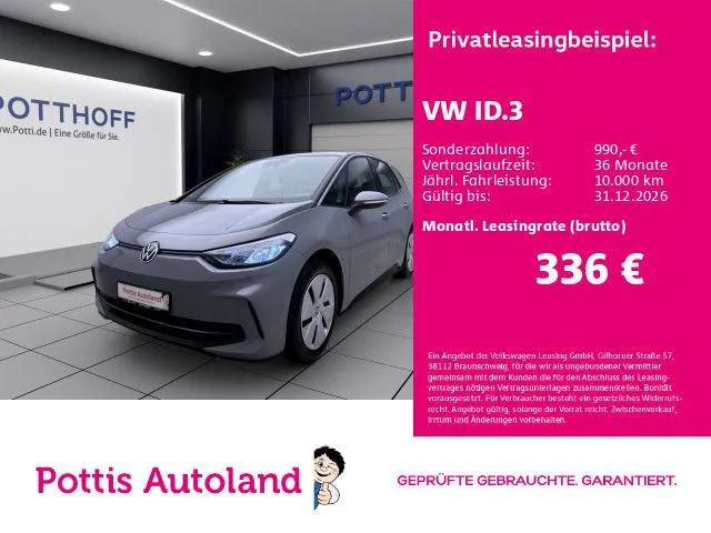 Volkswagen ID.3 PRO NAVI SITZHZG PDC KLIMA LED