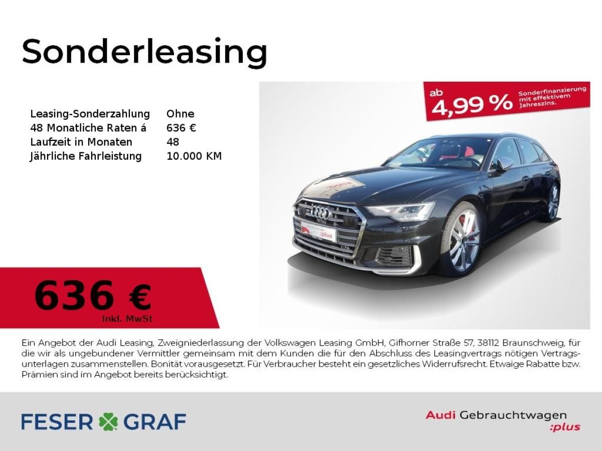Audi S6 Avant TDI Pano AHK 360° B&O Stdhz. ACC 21 Leasing