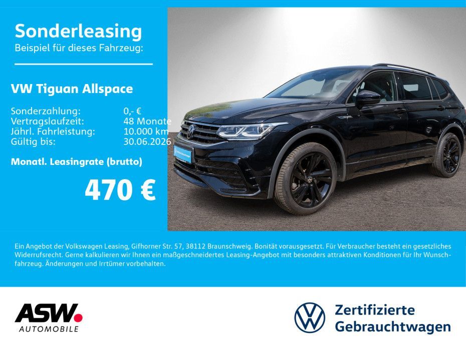 Volkswagen Tiguan Allspace R-Line 4M 2.0TDI DSG 7Sitzer AHK Leasing