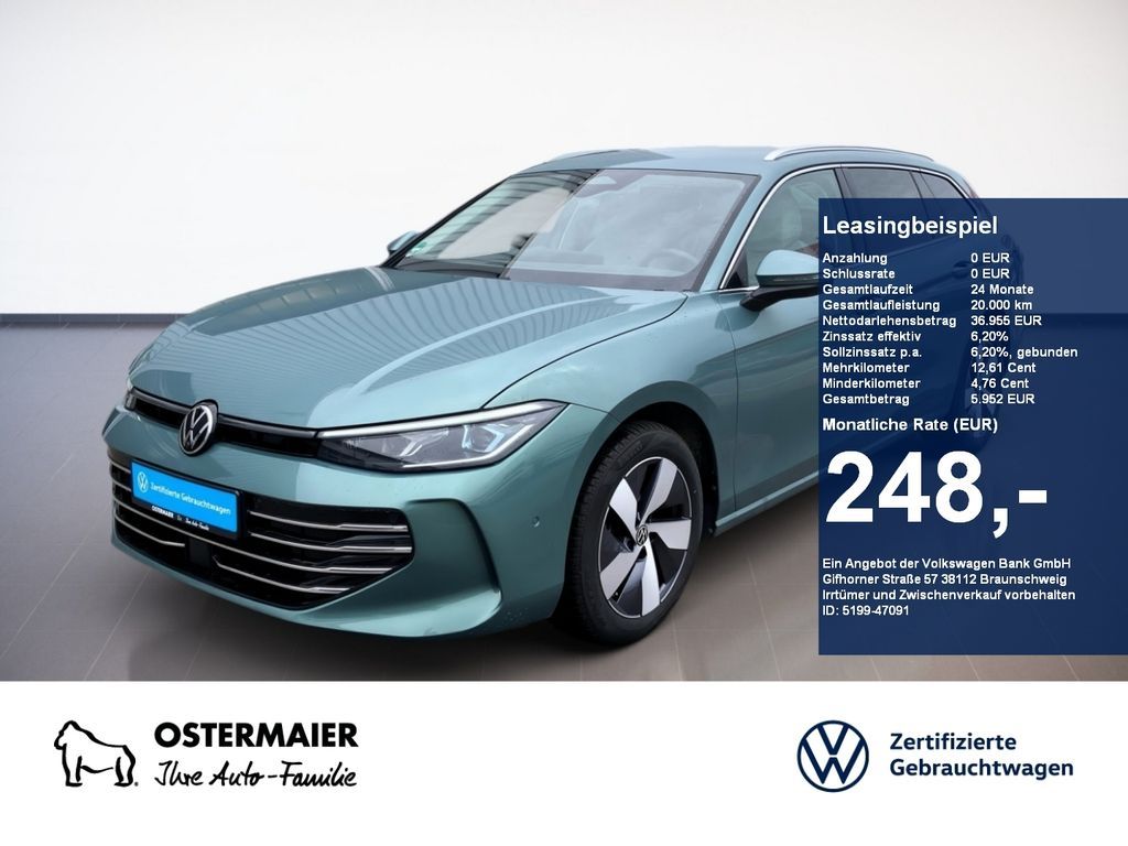 Volkswagen Passat Variant ELEGANCE 2.0TDI 150PS DSG NP.64T Leasing