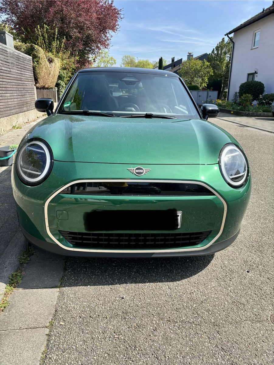 Mini Coope E in British Racing Greeen Leasingübernahme