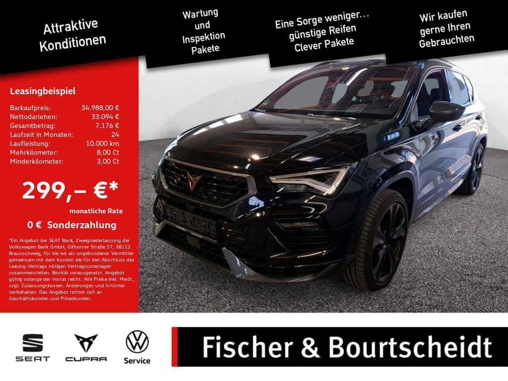 Cupra Ateca 2.0 TSI VZ 4Drive NAVI ACC FACEL. LED 360° Leasing