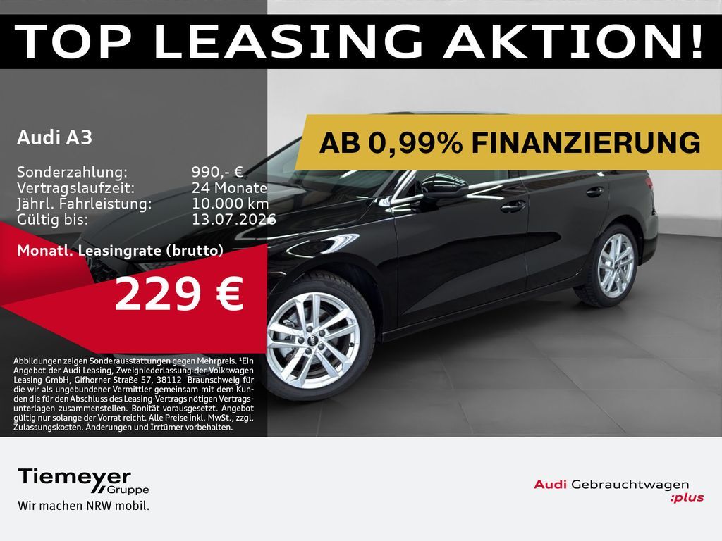 Audi A3 Limo 35 TDI ADVANCED LM18 KAMERA LED NAVI+ Leasing