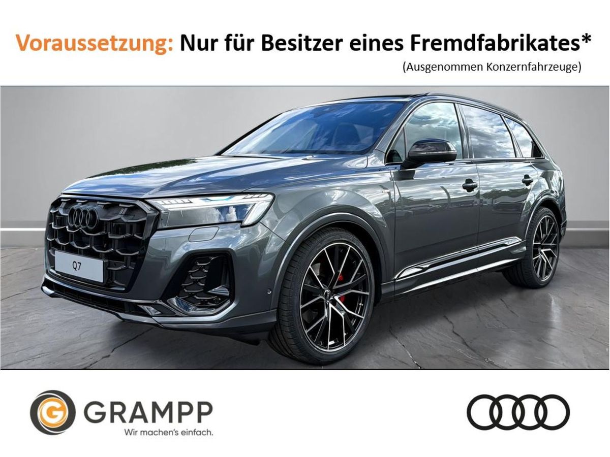 Audi Q7 50 TDI quattro  S line business + B&O + 22 ZOLL + AHK + HUD + MATRIX  + ACC + CARBON Leasing