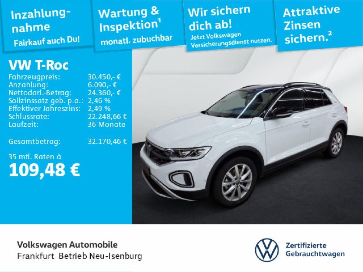 Volkswagen T-Roc 2.0 TDI DSG Goal Navi LEDPlus DAB+ FrontAssist Leasing