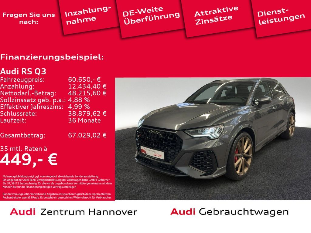 Audi RS Q3 2.5 TFSI Kamera SONOS LED Navi virtual Leasing