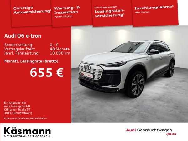 Audi Q6 e-tron qu WINTERRÄDER S line 360° HUD PANO MATRIX B&O LUFT Leasing