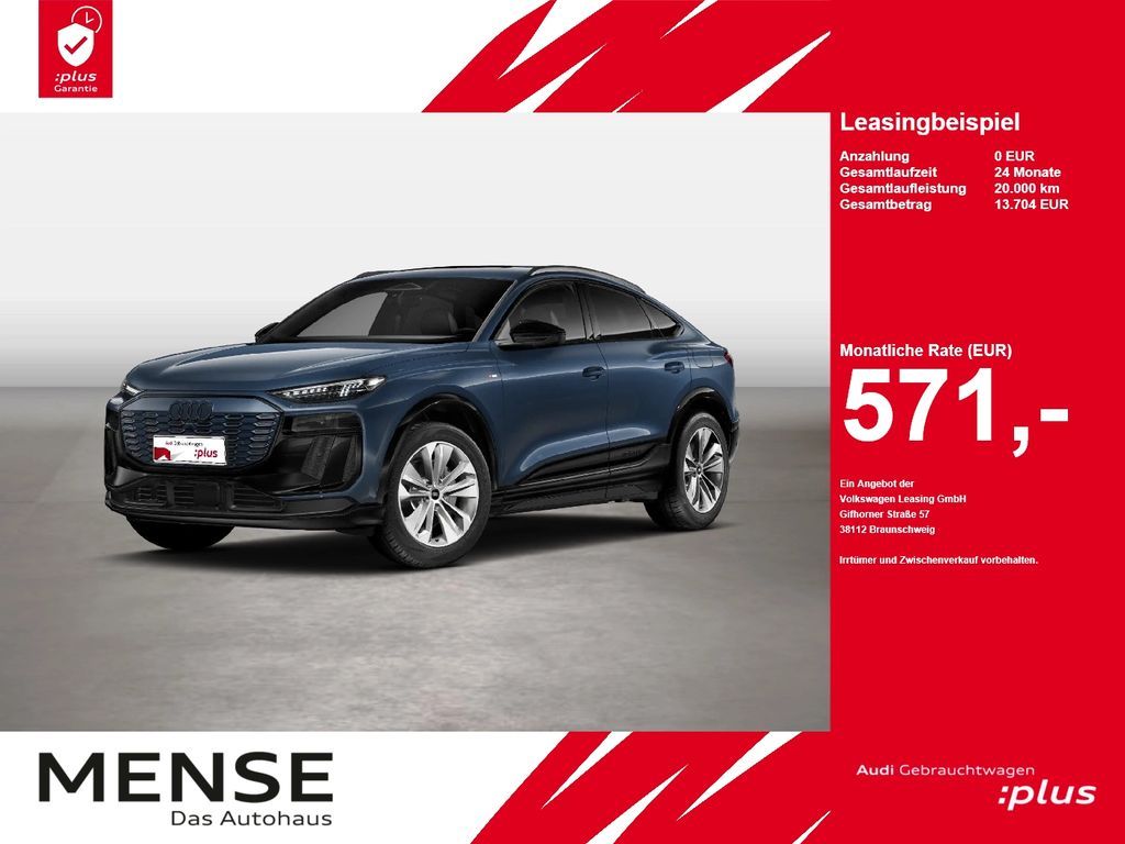 Audi Q6 Sportback e-tron quattro 285 kW S-Line B&O LM Leasing