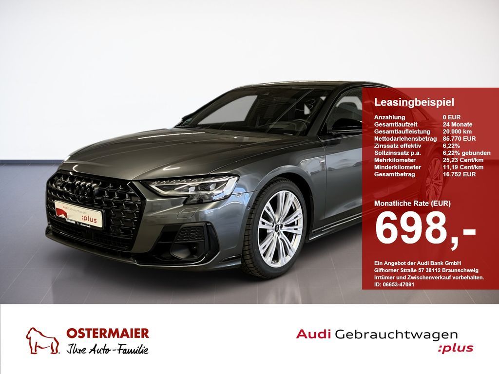 Audi A8 S-LINE ExP 60 TFSI NP:188tEUR! LEDER-EXKLUSIV Leasing