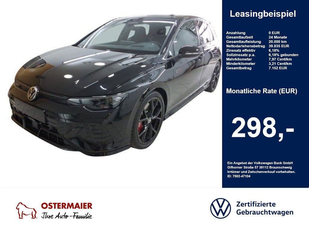 Volkswagen Golf VIII CLUBSPORT BLACK STYLE 2.0TSI 300PS DSG Leasing