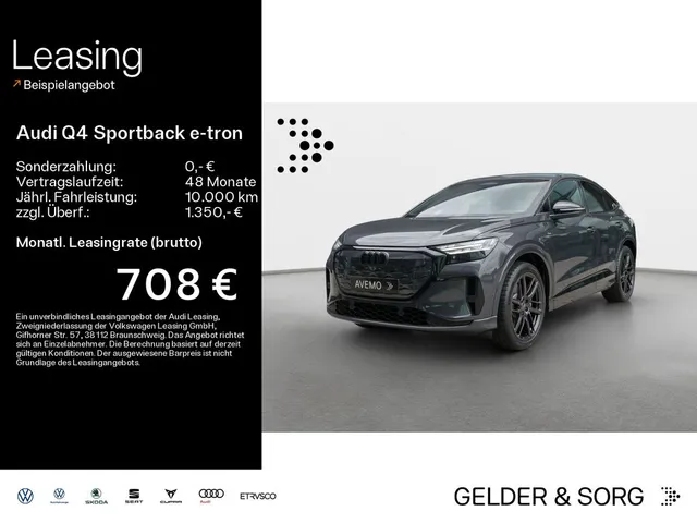 Audi Q4 Sportback e-tron quattro performance 2027*SON