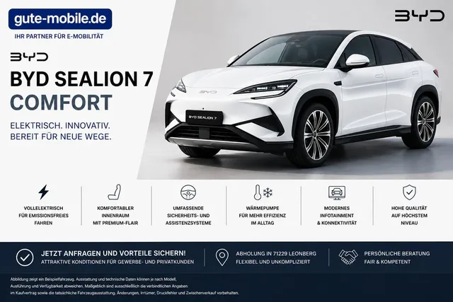 BYD Sealion 7 Comfort | ab ca. Ende Oktober verfügba