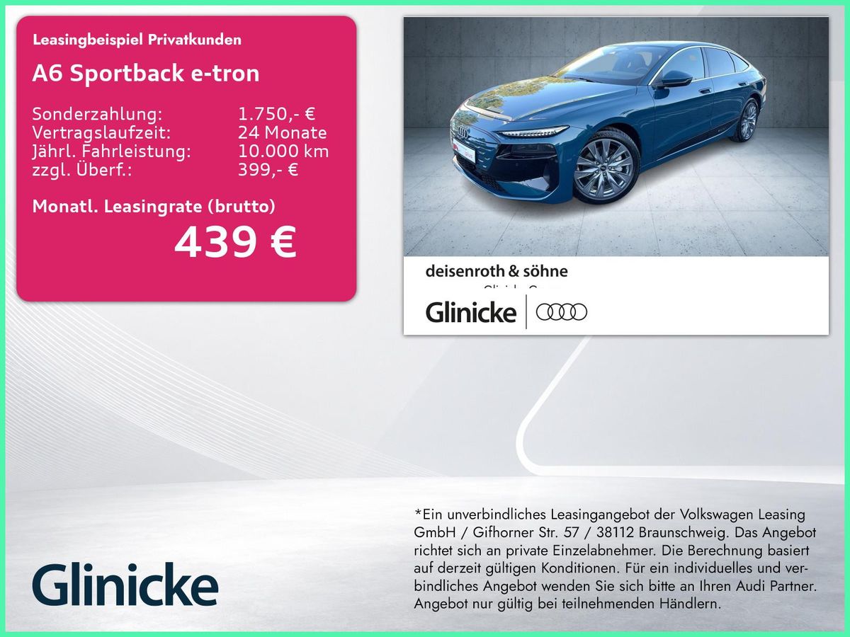 Audi A6 e-tron A6 Sportback e-tron SportS/360/Tech+/Matrix/20