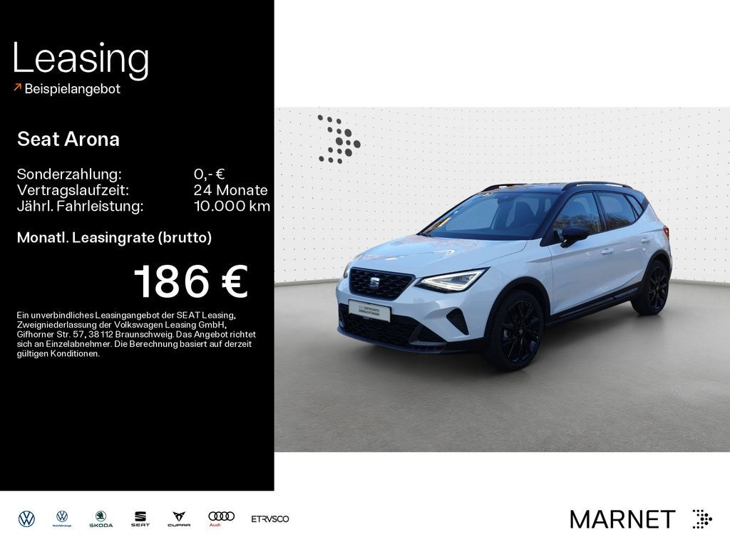 Seat Arona FR Black Edition 1.0 TSI *DSG*AHKvorb.*Key Leasing