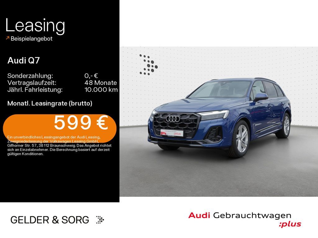 Audi Q7 45 TDI qu. S line AHK*360°*Matrix*Air*Pano Leasing