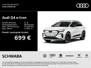 Audi Q4 e-tron quattro 220 kW *AHK*SLINE*SONOS*HdUp*