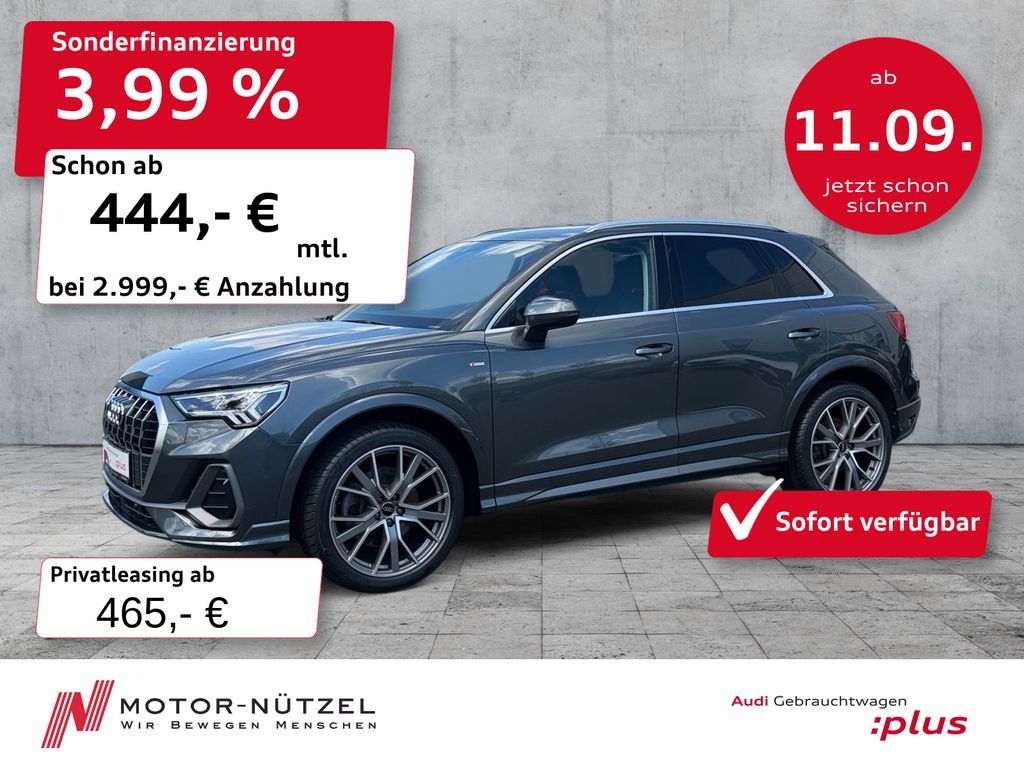Audi Q3 TFSI 180kW QU S-LINE LED+NAVI+2xPDC+AHK+20