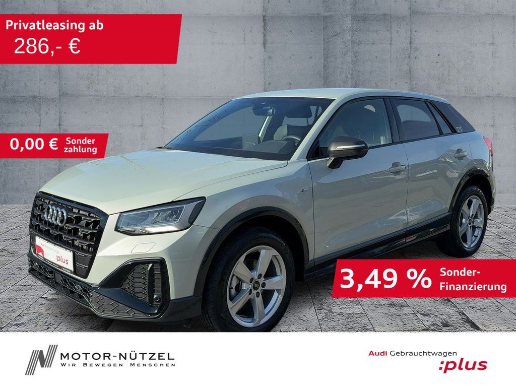 Audi Q2 30 TFSI S-LINE LED+RFK+GRA+SHZ+AHK Leasing