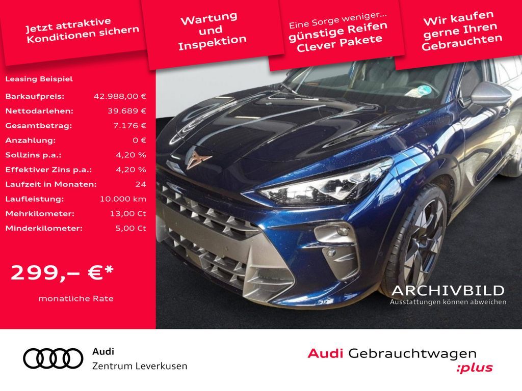 Cupra Terramar VZ PANO AHK LEDER MATRIX MEMORY ACC HUD Leasing