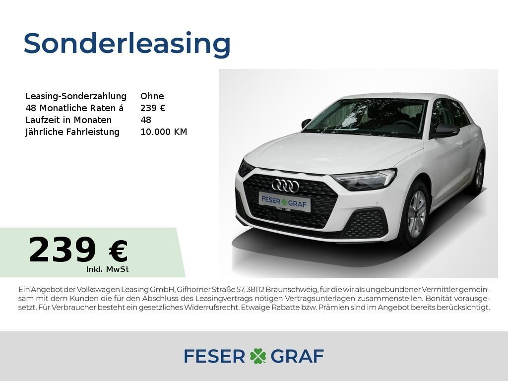 Audi A1 Sportback 30 TFSI LED PDC Sitzh. Leasing