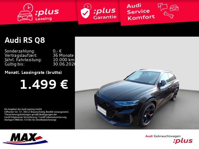 Audi RSQ8 PERFORMANCE 305KM/H+PANO+360°+AHK+KERAMIK+H Leasing