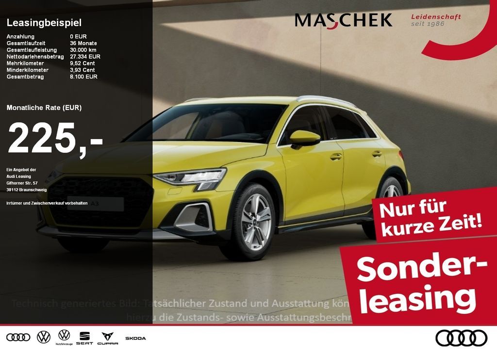 Audi A3 allstreet 35 TFSI S tronic AHK Sitzh SmartInt Leasing