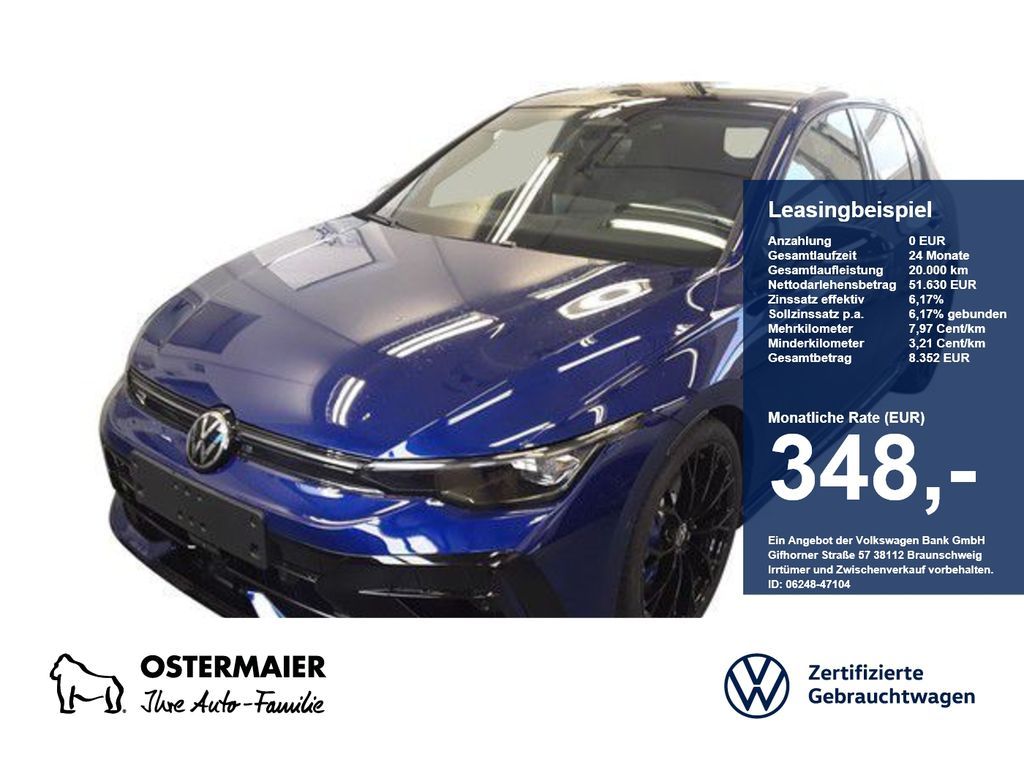 Volkswagen Golf VIII R BLACK 333PS NP.79T AKRAPOVIC.PANO.AH Leasing