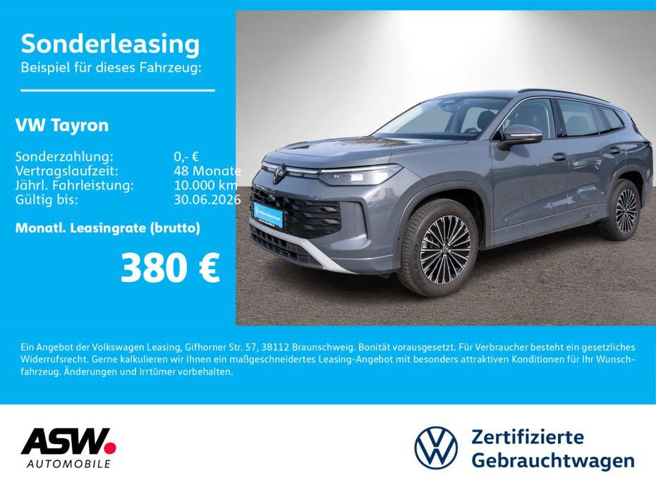 Volkswagen Tayron Life 2.0 TDI 4M DSG LED Navi 360° 7-S AHK Leasing