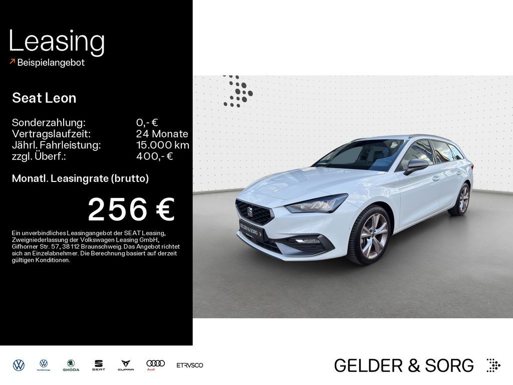 Seat Leon Sportstourer FR 2.0 TDI LED*RFK*AHK*ACC* Leasing