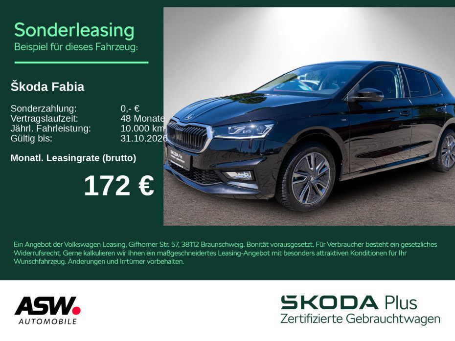 Skoda Fabia Tour 1.5 TSI DSG LED Navi RFK PDC GRA SHZ Leasing