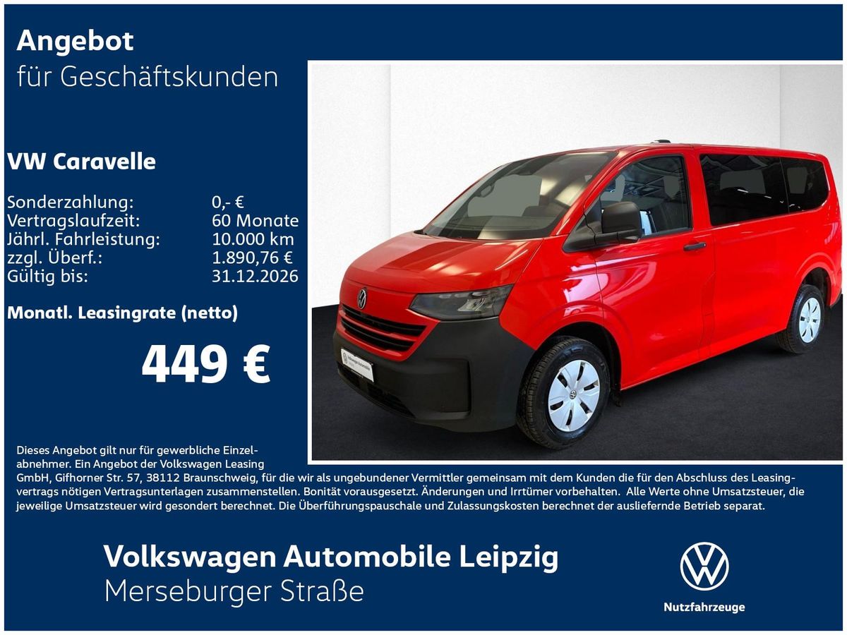 Volkswagen Caravelle 2.0 l TDI Preisvorteil 10805 € Leasing