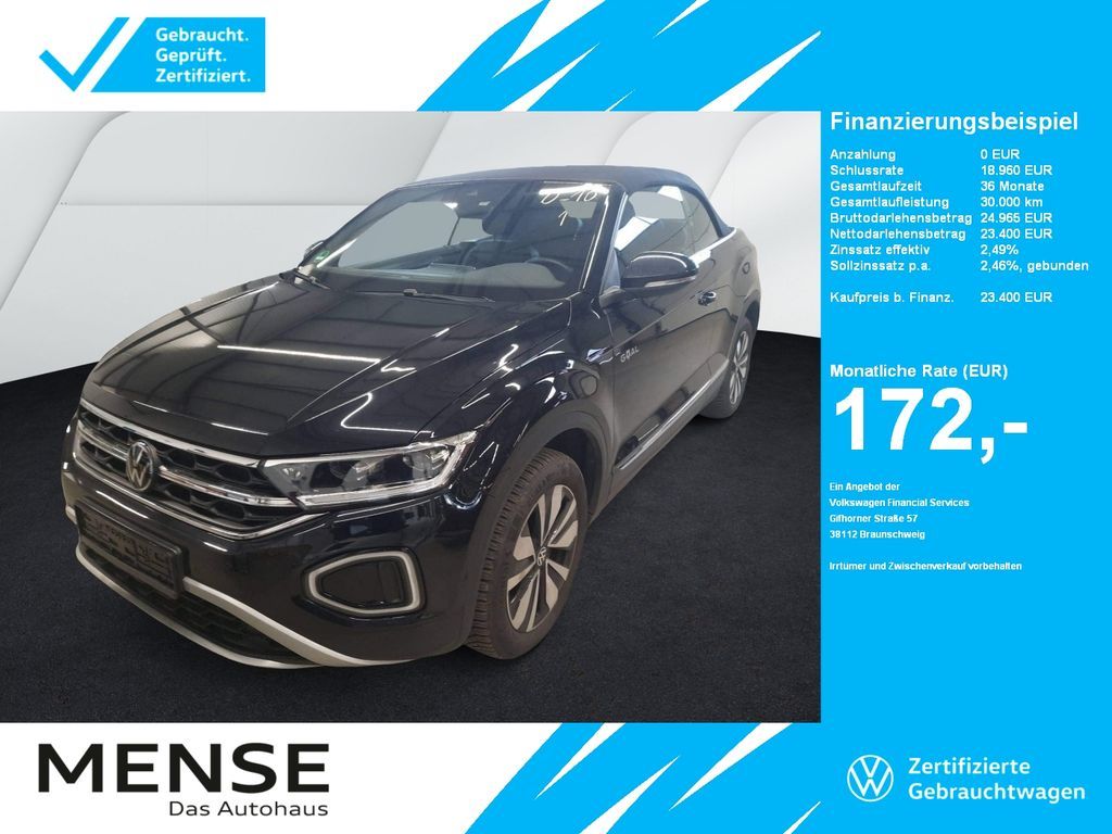 Volkswagen T-Roc Cabriolet 1.0 TSI Style Goal CarPlay|ACC Leasing