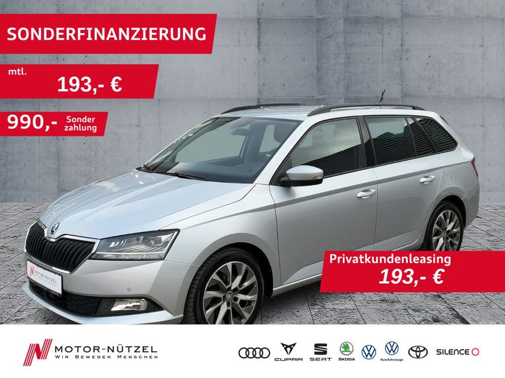 Skoda Fabia Combi 1.0 TSI DSG AMBITION LED+NAV+AHK+SHZ Leasing