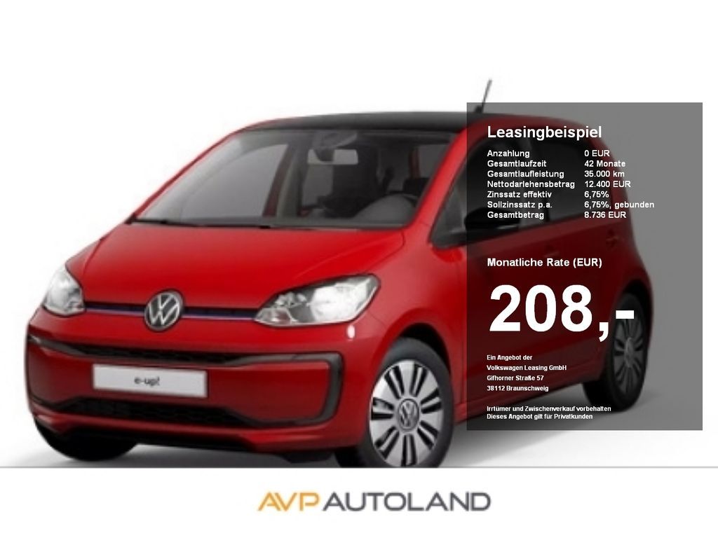 Volkswagen e-up! move-up! | SITZHEIZUNG | CCS | KLIMAANLAGE Leasing