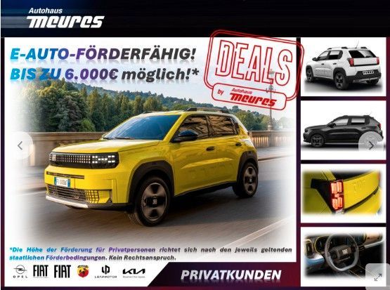 Fiat Grande Panda La Prima 44 kWh Leasing