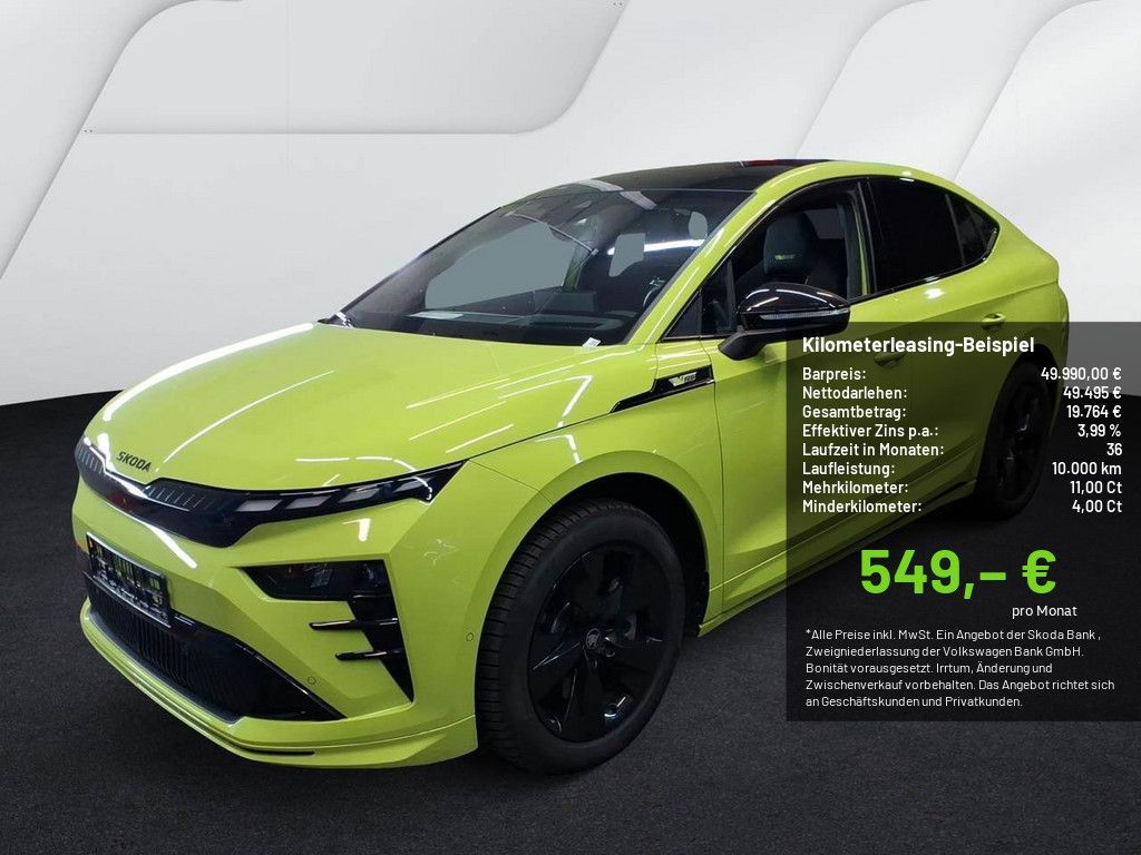 Skoda Enyaq RS Lounge NAVI MATRIX-LED AHK 360° PANO Leasing