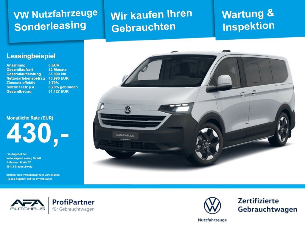 Volkswagen T7 e-Caravelle PanAmericana LED*AHK*Navi*RFK Leasing