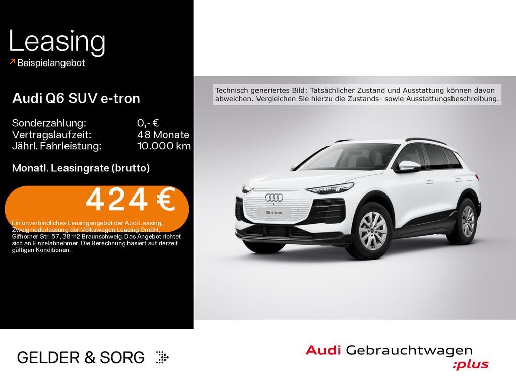 Audi Q6 e-tron 0,25%*LED*Matrix*Virtual*ACC*360° Leasing