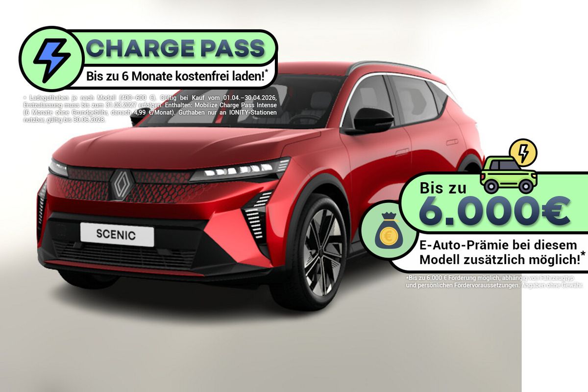 Renault Scenic E-TECH Evolution 170 Comfort Range PDC Leasing privat Leasing