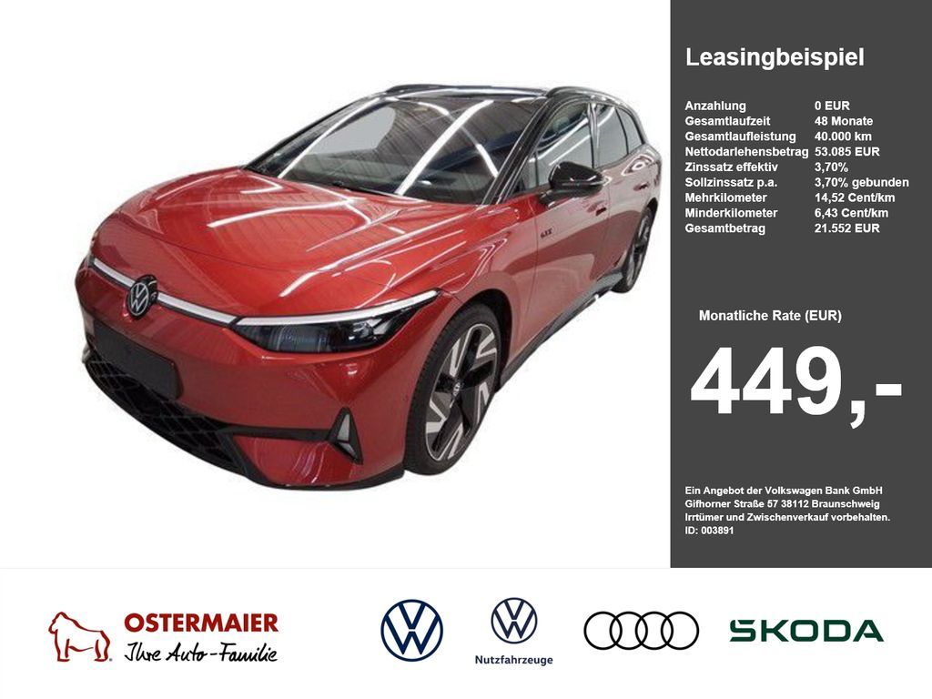 Volkswagen ID.7 Tourer GTX 4M 340PS.MATRIX.NAVI.5JGARANTIE. Leasing