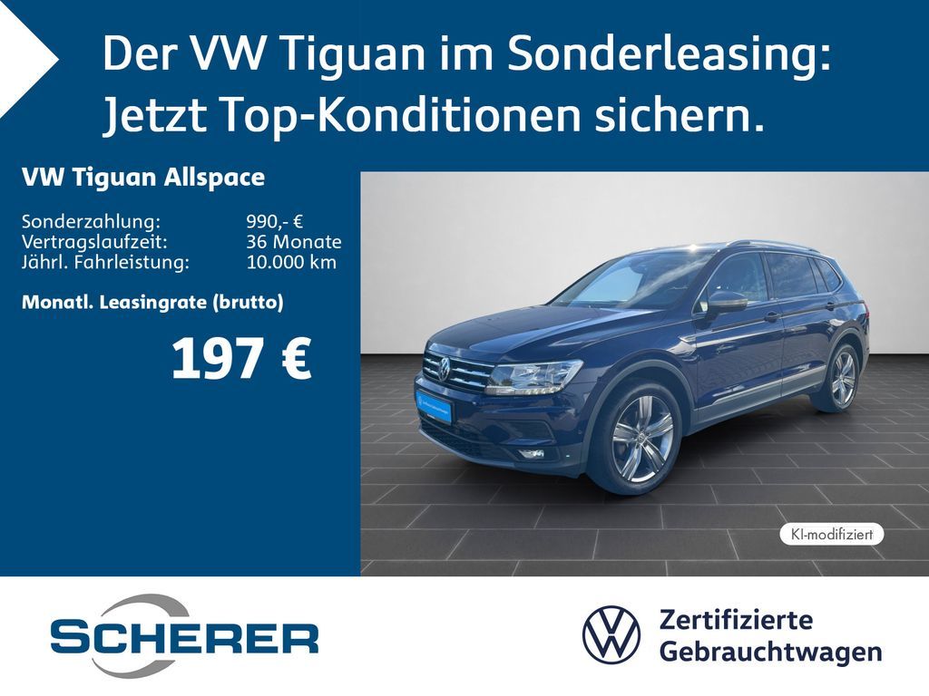 Volkswagen Tiguan Allspace 1,5 TSI NAVI/LED/RFK/PDC/Sitzhei Leasing